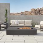 Rutland Asymmetrical Rectangle Fire Pit Table (70")
