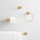 Modern Overhang Bathroom Hardware - Antique Brass