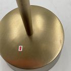 Open Box: Maisie Marble Side Table (16") - White Marble, Antique Brass