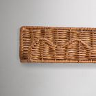 Scallop Rattan Shelf (32")