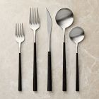 Costa Nova Mito Brushed Stainless Steel Flatware Sets