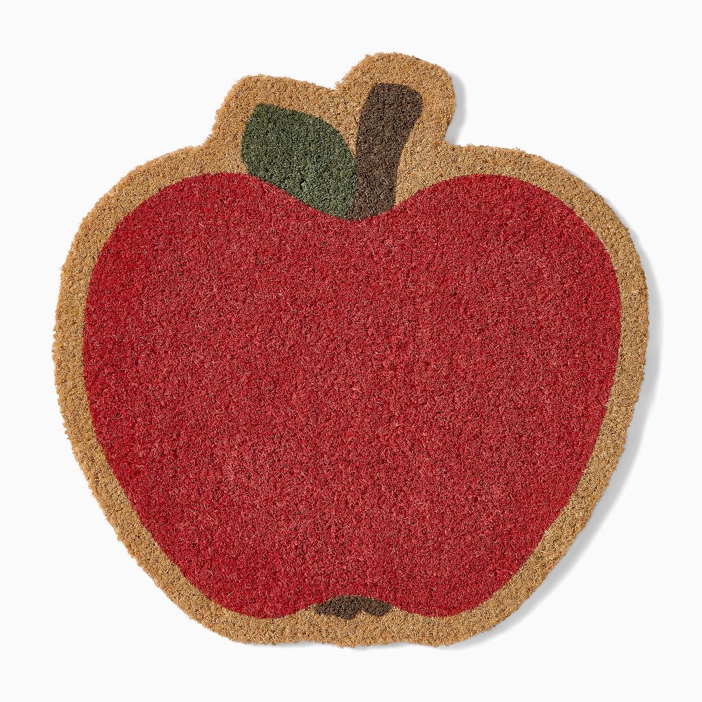 Emma Chamberlain Apple Doormat - 20", Red