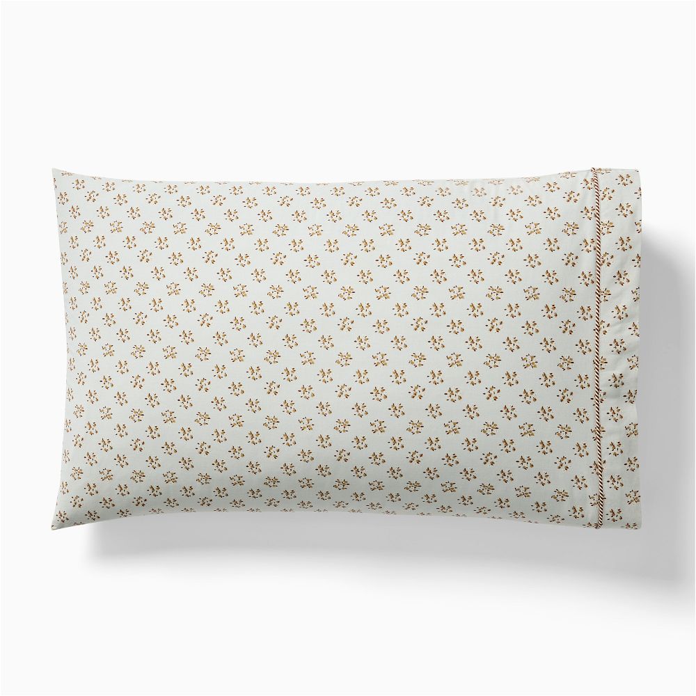 Emma Chamberlain Floral Pillowcase Set - Standard, Blue