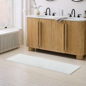 Looped Ribbed Bath Runner | West Elm