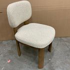 Open Box: Anton Dining Chair - Performance Cozy Boucle Stone, Burnt Wax