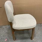 Open Box: Anton Dining Chair - Performance Cozy Boucle Stone, Burnt Wax