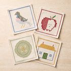 Emma Chamberlain Stitched Cocktail Napkins (Set of 4)