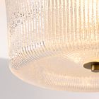 Citrine Glass Flush Mount (14")