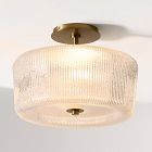 Citrine Glass Flush Mount (14")