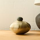 Ares Metal &amp; Marble Jewelry Storage