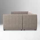 Anniina Channeled U-Shaped Dining Banquette (106"&ndash;119.5")