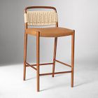 Eindhoven Leather Counter Stool