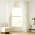 Oversized Curtain Rod Tiebacks 