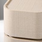 Solstice Painted Raffia Mini Nightstand (16")