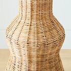 Woven Wicker Floor Vases