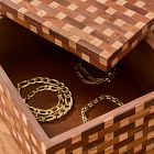 Pierce &amp; Ward Marquetry Wood Decorative Box