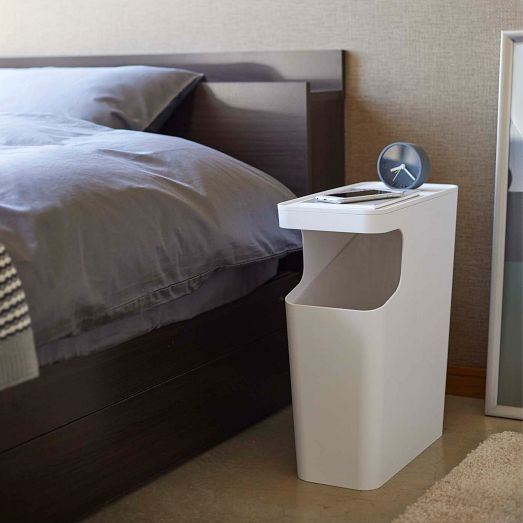 Yamazaki Tower Side Table Trash Can by West Elm