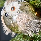 Owl Glass Ball Ornament