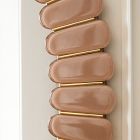 Pierce &amp; Ward Faceted Oval Wall Mirror