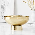 Foundations Polished Brass Metal Decorative Bowl