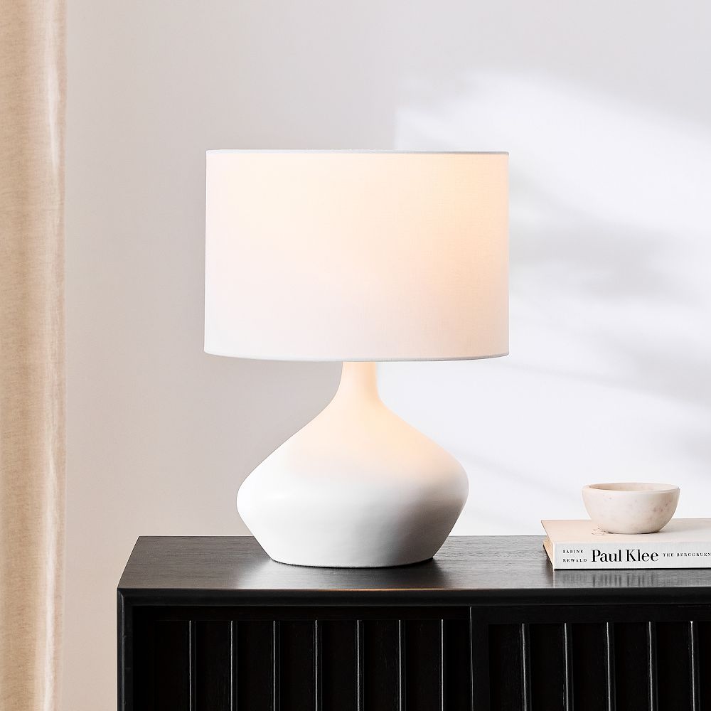 Asymmetry Ceramic Table Lamp (19") by West Elm