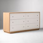 Gwyneth Linen Front 6-Drawer Dresser (60")
