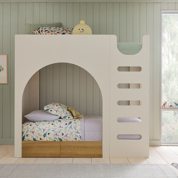 bunk bed with dresser Bedz King Tall Twin Over Twin Stairway in Gray 2 Storage Drawers With solid plywood slats and a metal support bar Robbinsdale Twin over Full Bunk