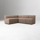 Anniina Channeled L-Shaped Dining Banquette (91"–110")