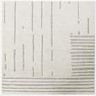 Painted Mixed Stripes Wool Rug