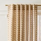 Pierce &amp; Ward Foliage Stripe Curtain