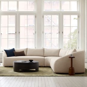 Aviana 3-Piece L-Shaped Wedge Sectional | West Elm