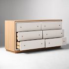 Gwyneth Linen Front 6-Drawer Dresser (60")