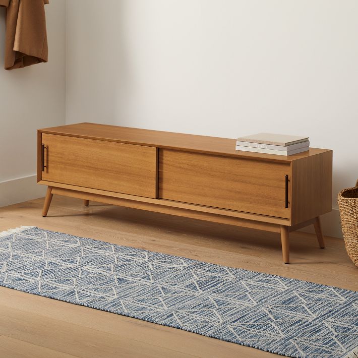 Mid-Century Storage Bench - Stylish Entryway Solution | West Elm