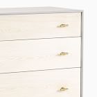 Modernist Wood &amp; Lacquer 3-Drawer Dresser (32") - Winter Wood
