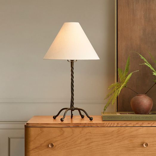 Pierce & Ward Twisted Metal Table Lamp (20") by West Elm