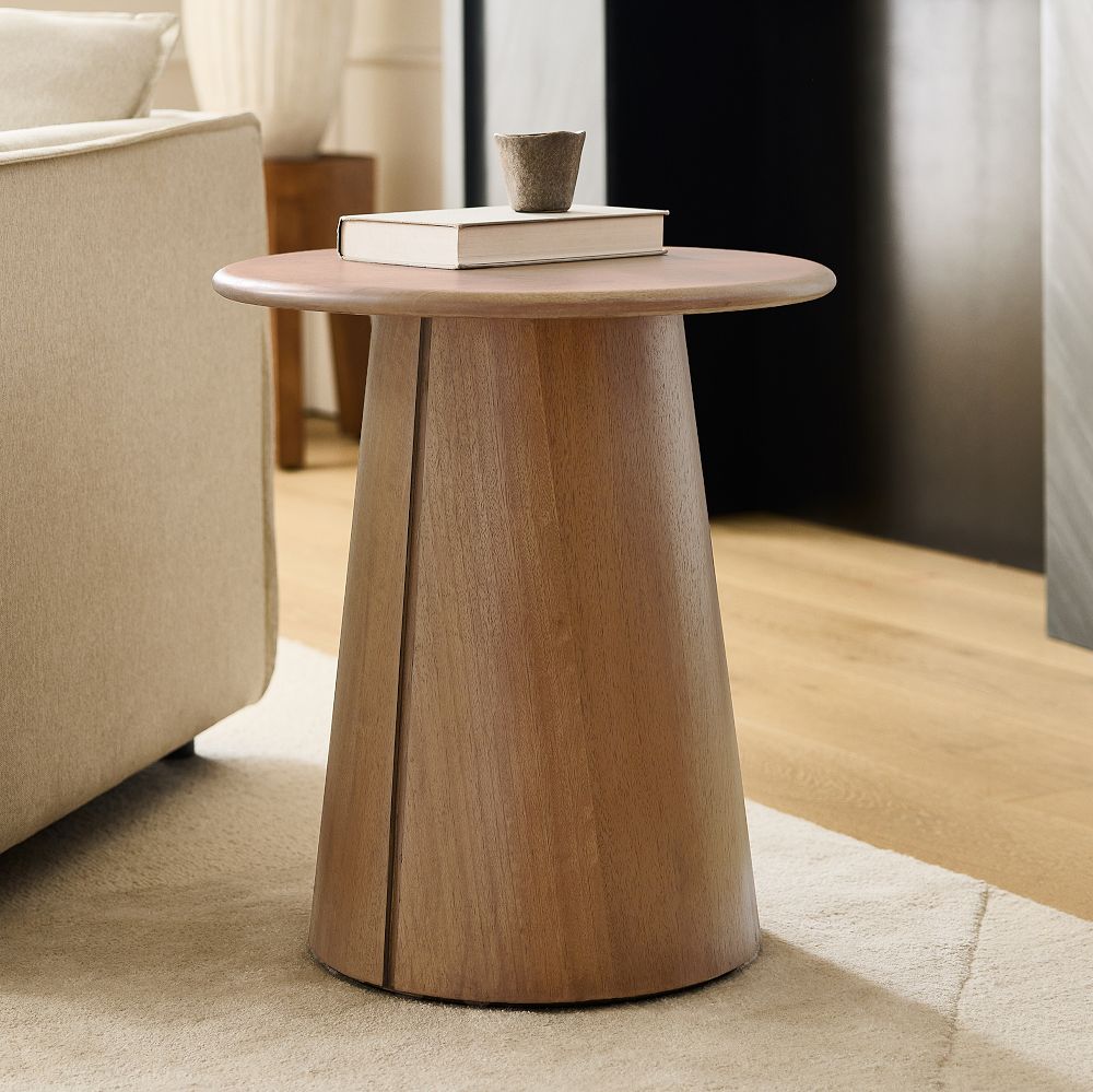 Anton Solid Wood Round Side Table (20") by West Elm