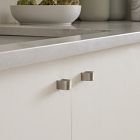 Reeded Drawer Hardware - Brushed Nickel