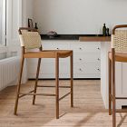 Eindhoven Leather Counter Stool