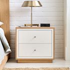 Gwyneth Linen Front Nightstand (24")