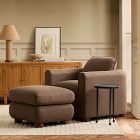 Pierce &amp; Ward Tapered Chair &amp; Ottoman Set