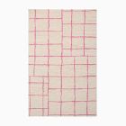 Offset Grid Washable Rug