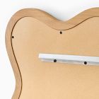 Wavy Wood Wall Mirror