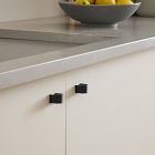 Reeded Drawer Hardware - Matte Black