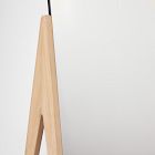 Free-Standing Wood Floor Mirror