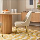 Mid-Century Dining Chair - Metal Legs