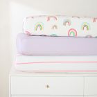 Pop Stripe Crib Fitted Sheet