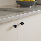 Reeded Drawer Hardware - Matte Black