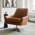 Lucas Leather Swivel Chair 