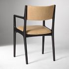 Damon Cafe Leather Dining Arm Chair