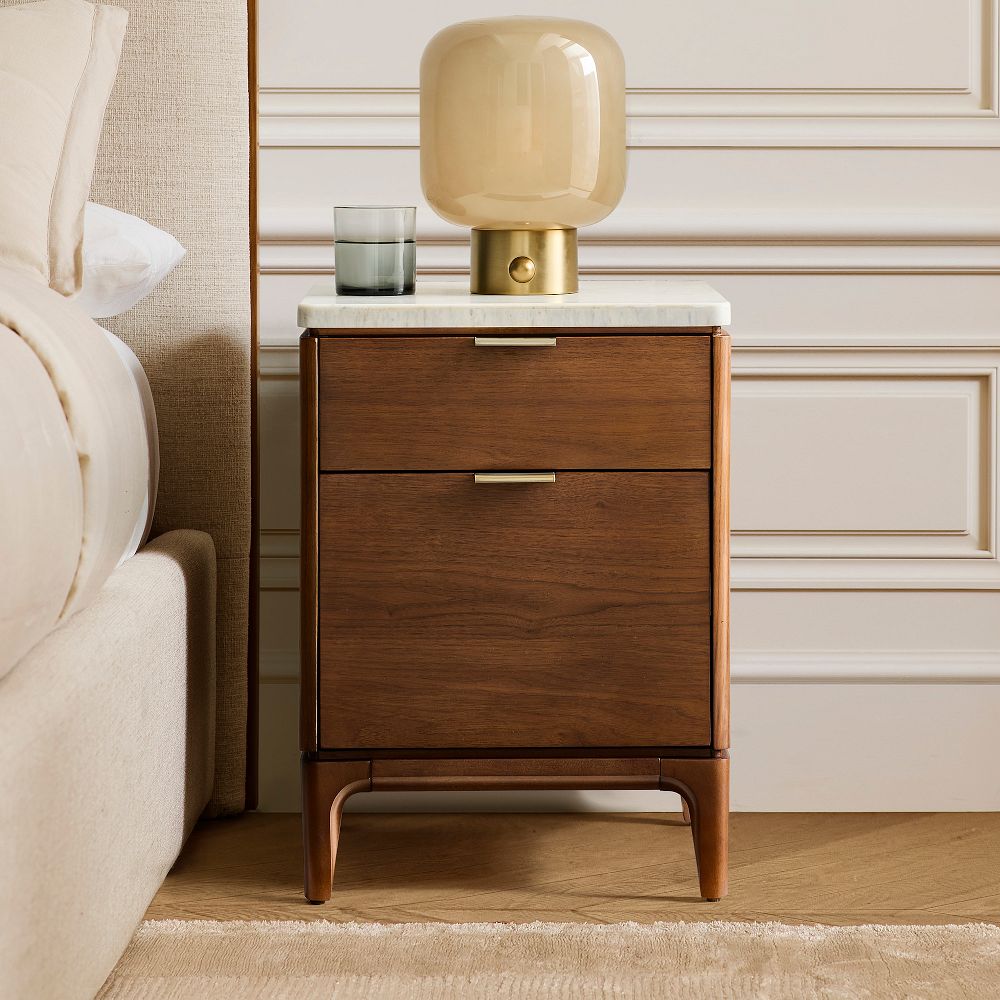 Parker Marble Mini Nightstand (16") by West Elm